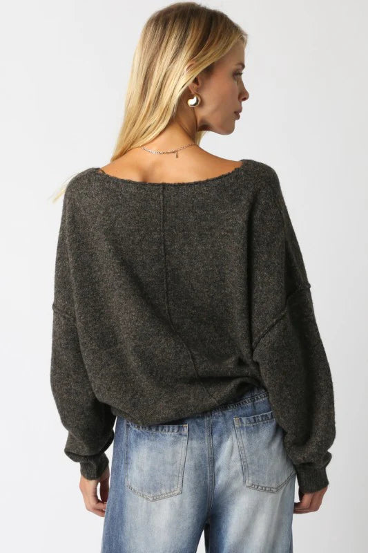 Charcoal Miranda Sweater