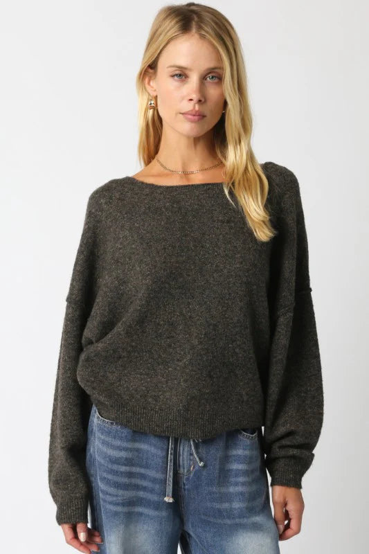 Charcoal Miranda Sweater