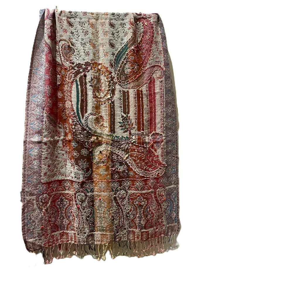 Multi Kashmir Patterned Scarf