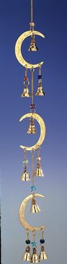 Triple Moon Brass Chime