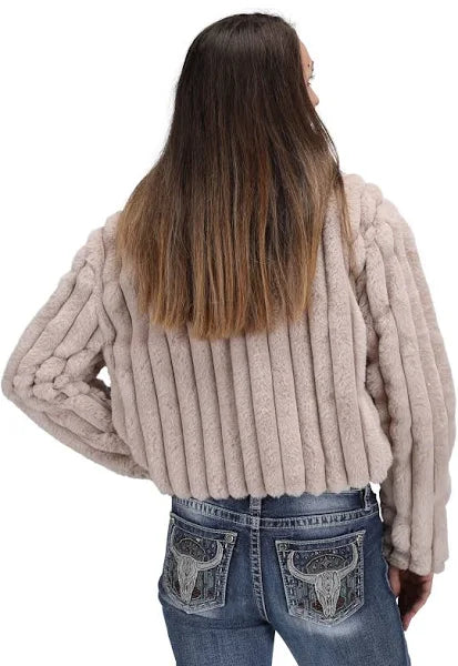 Faux Fur Crop Jacket