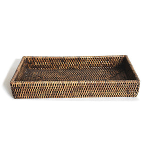 
            
                Load image into Gallery viewer, Rectangular Bath Tray - Antique Brown - Blue Rooster Trading
            
        