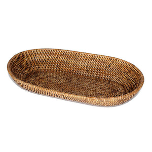 
            
                Load image into Gallery viewer, Oval Bread Basket - Antique Brown - Blue Rooster Trading
            
        