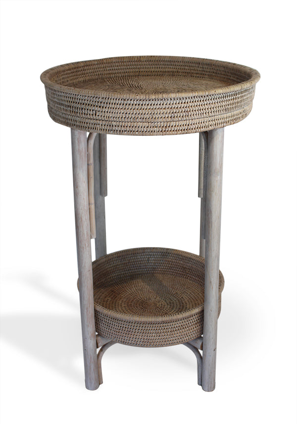 Table Stack Round - Antique Brown