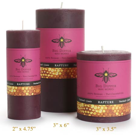 Rapture Beeswax Candles