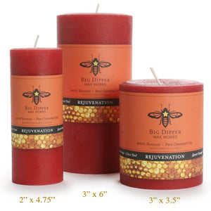 Rejuvenation Beeswax Candles