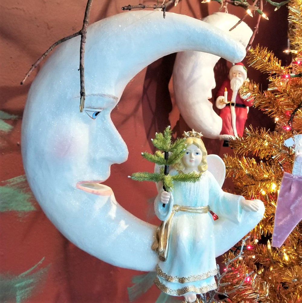 Peaceful Angel on Moon Large