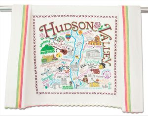 Whimsical Geography Dish Towels