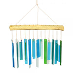 Seaglass Turquoise Glass Chime
