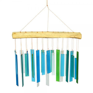 
            
                Load image into Gallery viewer, Seaglass Turquoise Glass Chime
            
        