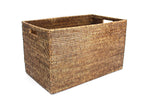 Rectangular Laundry Basket - Antique Brown