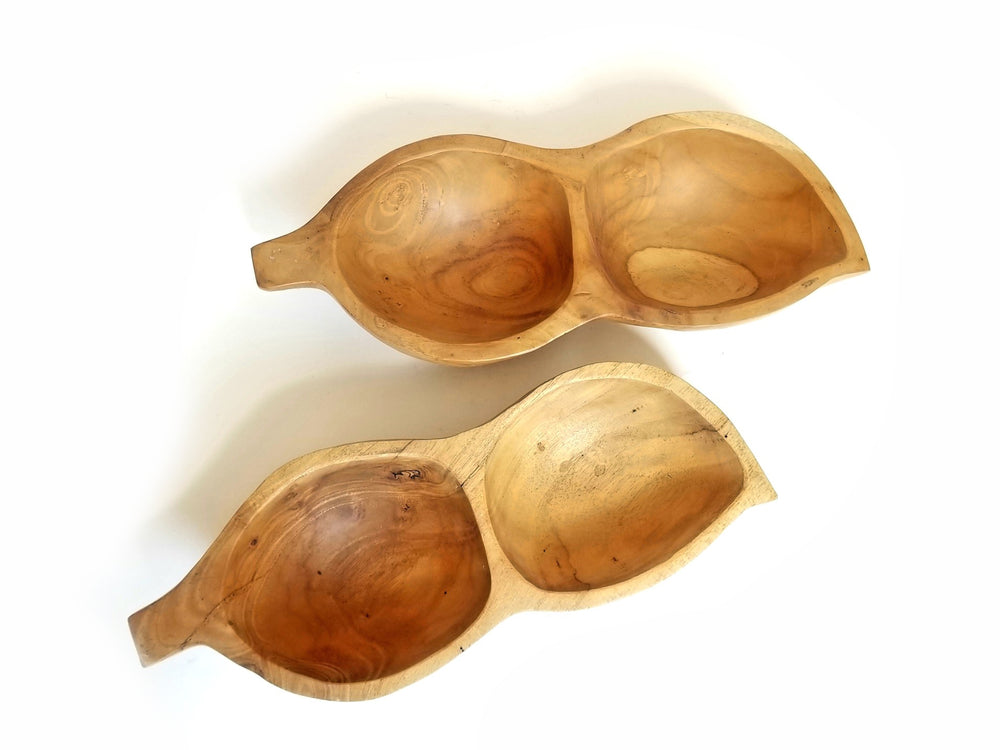 Bean Pods Acacia Wooden Bowl