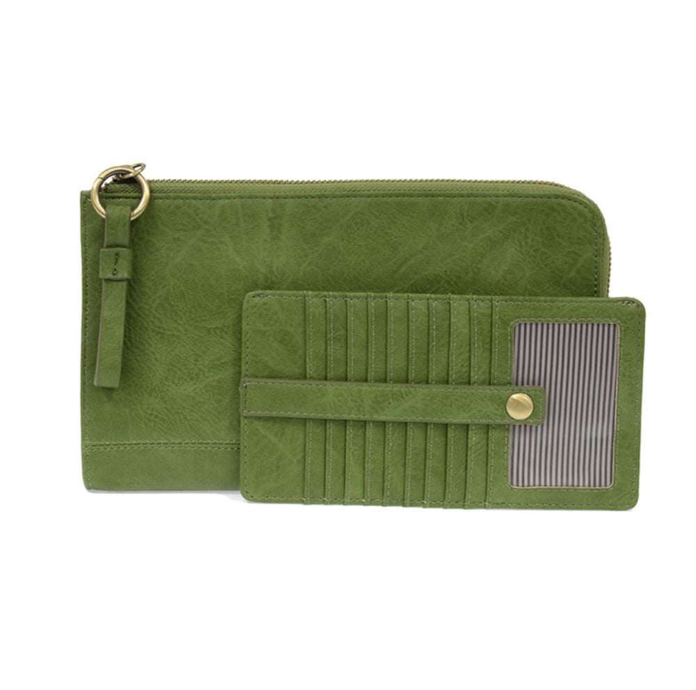 
            
                Load image into Gallery viewer, Karina Forever GreenConvertible Wristlet
            
        