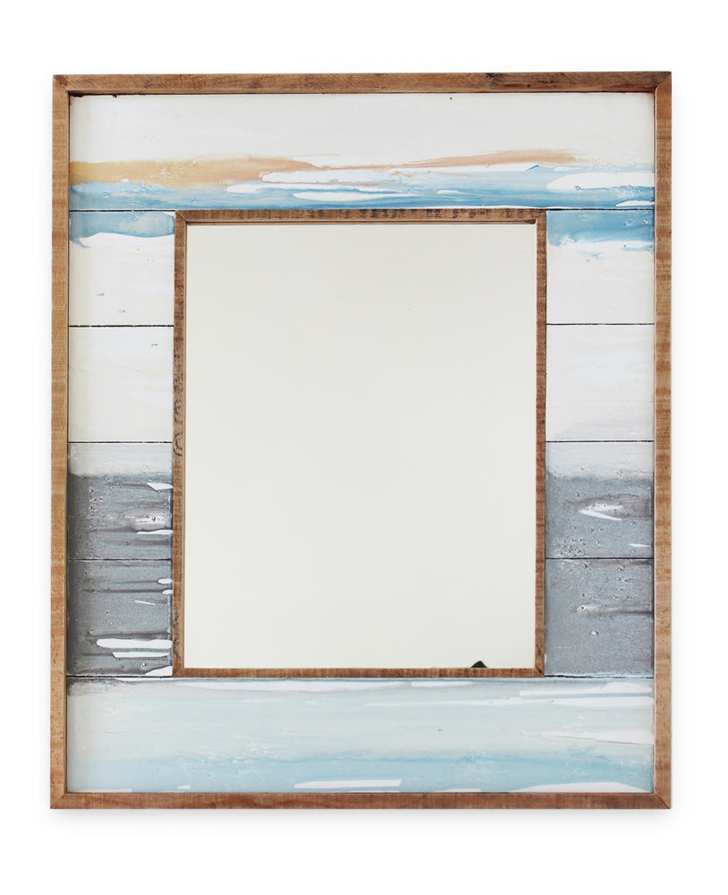 
            
                Load image into Gallery viewer, Mirror WC Sunset 22x26&amp;quot; - Rustic White - Blue Rooster Trading
            
        