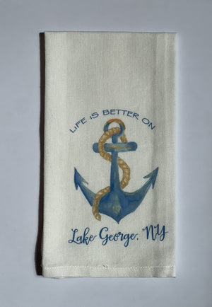 
            
                Load image into Gallery viewer, Lake George Kitchen Towel
            
        