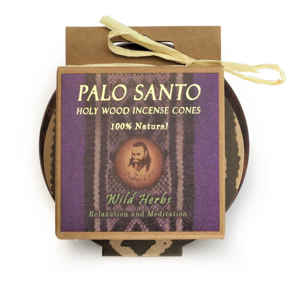 Palo Santo Kit Wild Herbs Cones with Burner