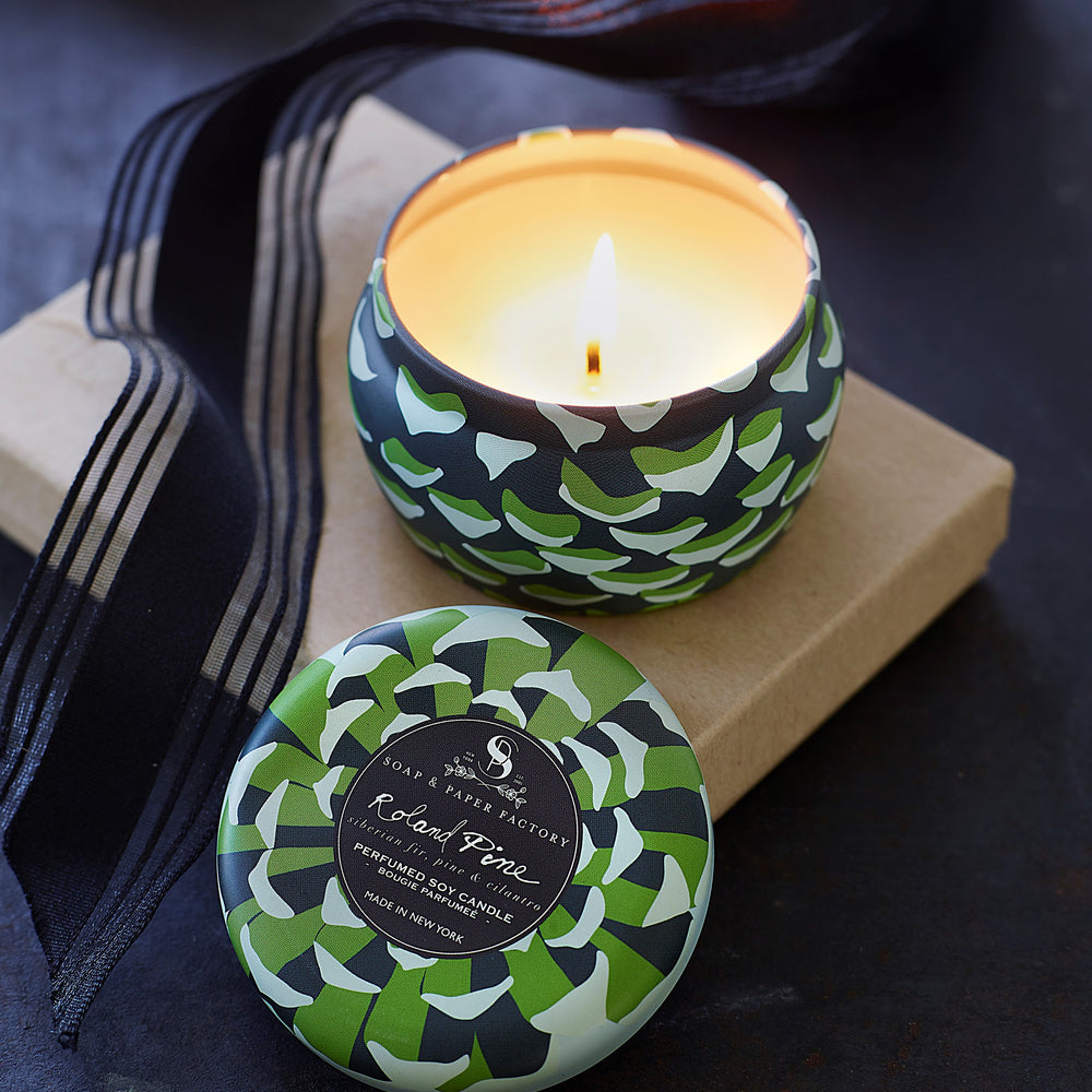 
            
                Load image into Gallery viewer, Roland Pine Tin Candle &amp;amp; Soap Gift Set
            
        