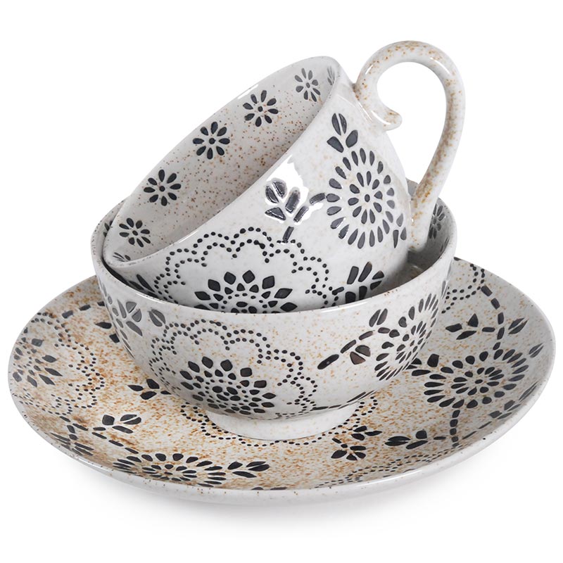 
            
                Load image into Gallery viewer, Kraton Floral Stoneware Set
            
        