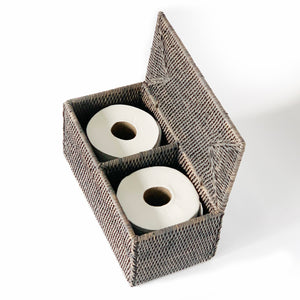 
            
                Load image into Gallery viewer, Double Toilet Paper Holder - Antique Brown
            
        